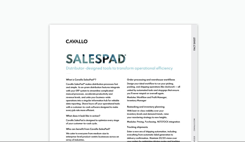 distribution software SalesPad