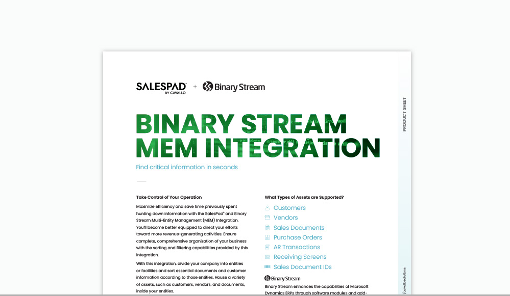 SP_Sales-Sheet_Binary-Stream-Integration