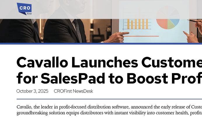 Cavallo Launches Customer IQ for SalesPad to Boost Profits