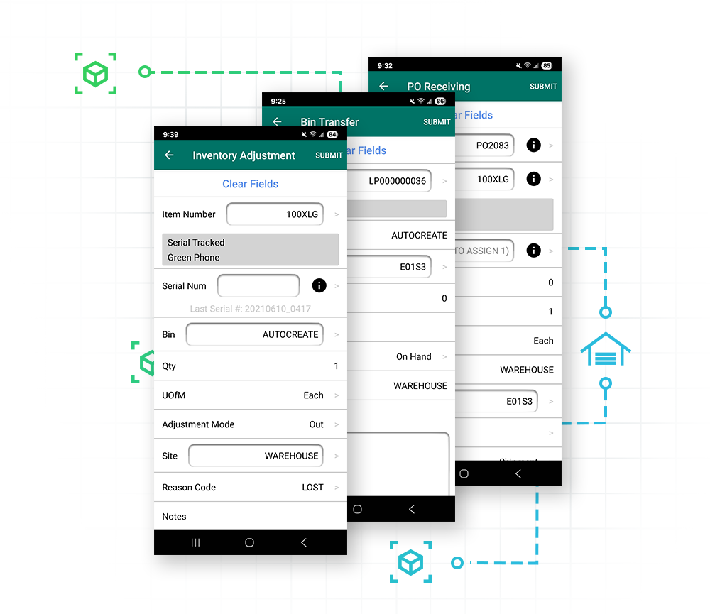 Cavallo platform interface integrated with Microsoft Dynamics 365 Business Central