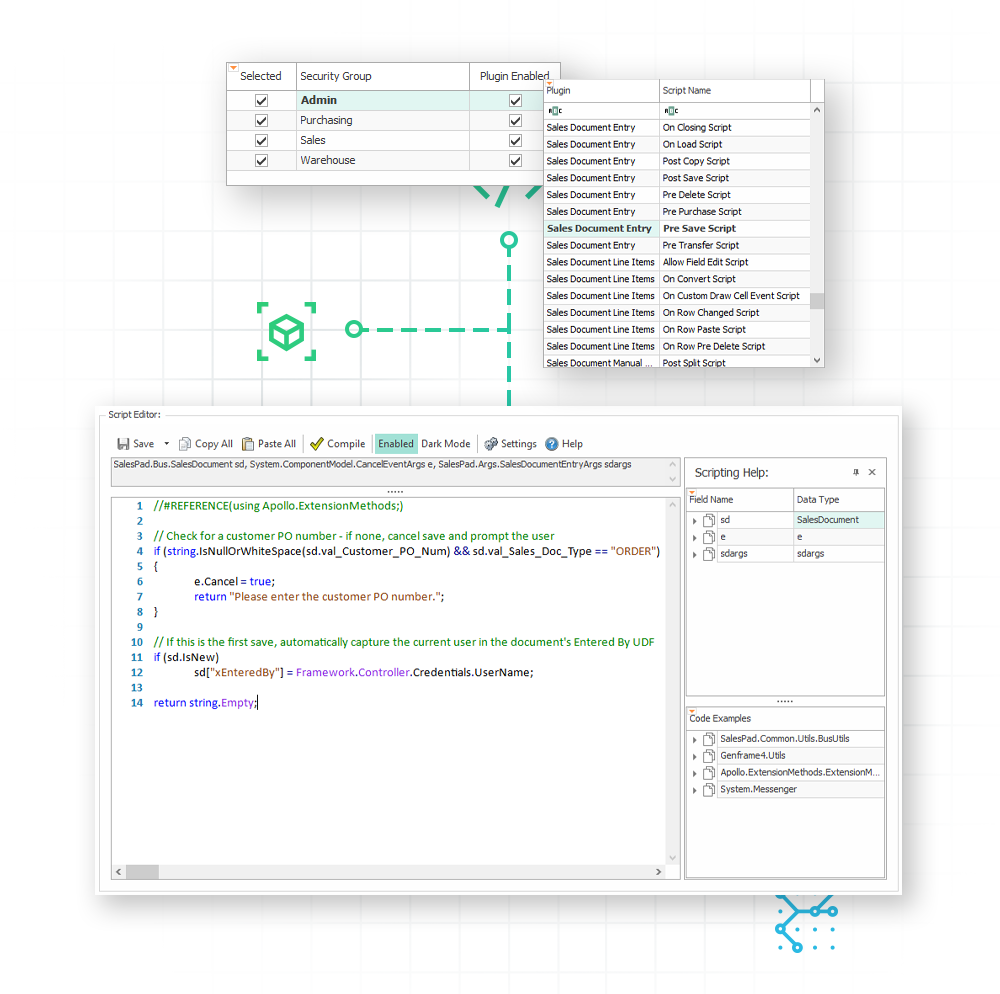Cavallo platform interface integrated with Microsoft Dynamics 365 Business Central