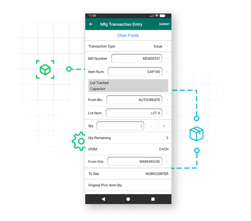 Cavallo platform interface integrated with Microsoft Dynamics 365 Business Central
