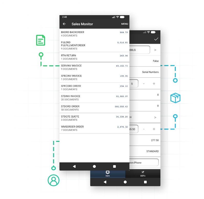 Cavallo platform interface integrated with Microsoft Dynamics 365 Business Central