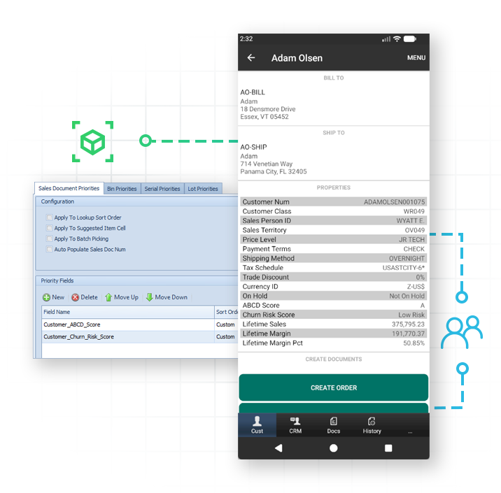Cavallo platform interface integrated with Microsoft Dynamics 365 Business Central